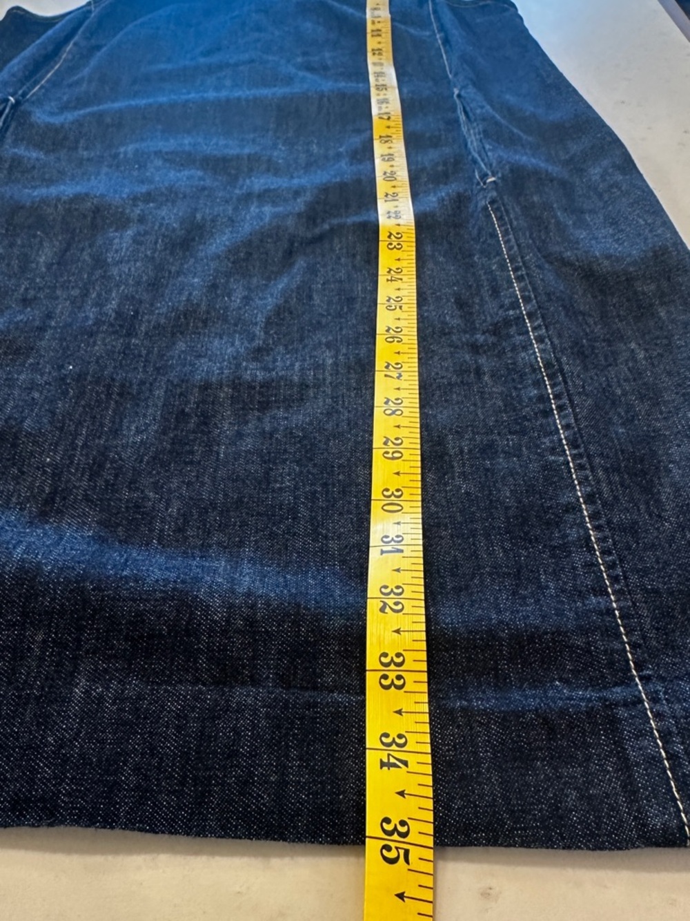 NWOT Ralph Lauren 100% Cotton + Leather Dress - Picture 6 of 7
